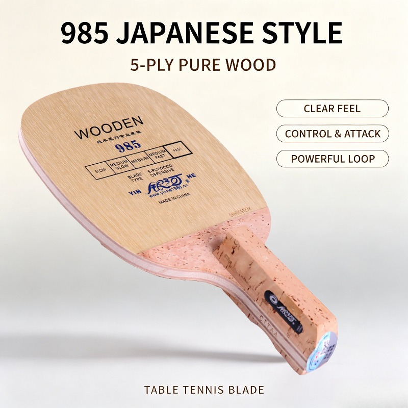 Table Tennis Paddle Set - Raquete de Tênis de Mesa YINHE