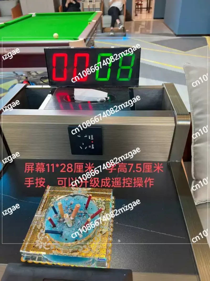 Table Tennis Scoreboard - Placar Digital Portátil 200x103mm para Bilhar