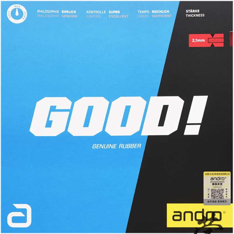 Table Tennis Paddle Set - Borracha de Tênis de Mesa Andro