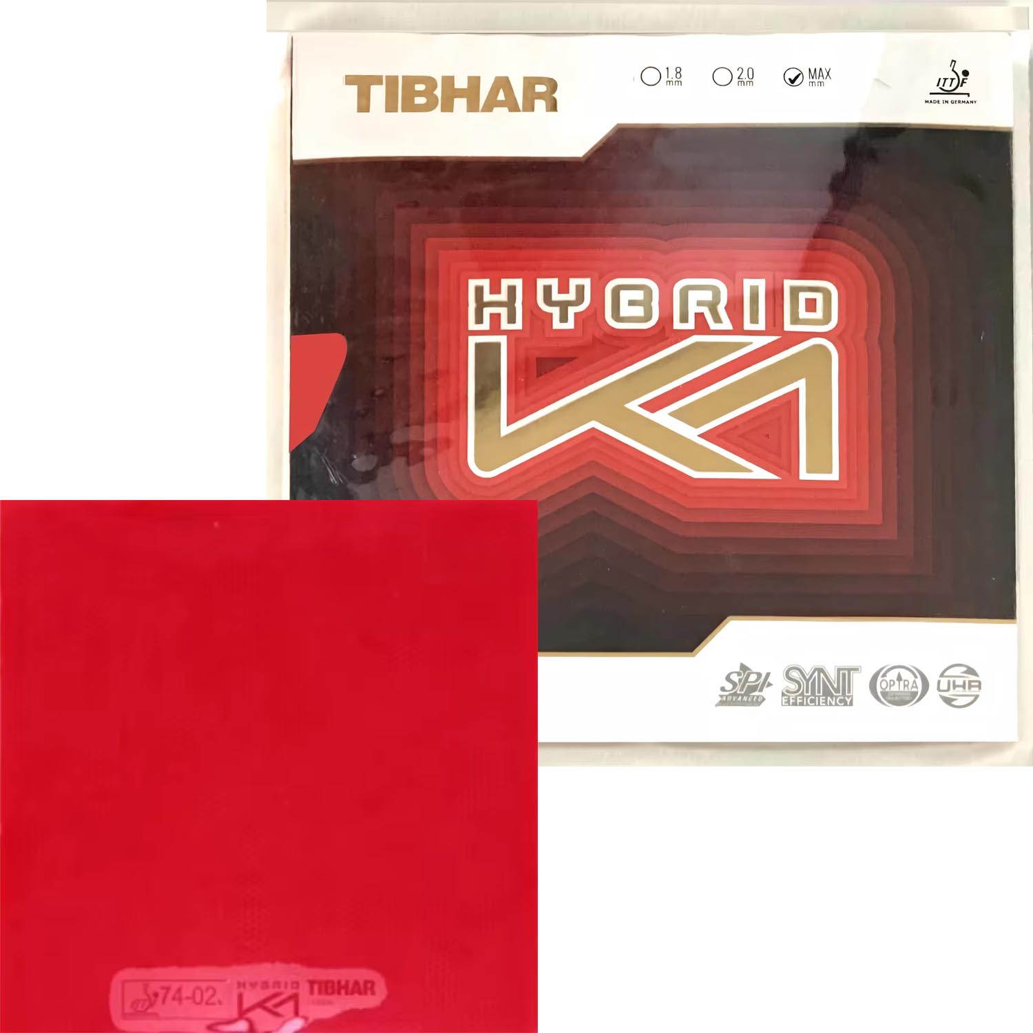 Table Tennis Hybrid Rubbers - Borracha Tibhar Hybrid K1 / K1