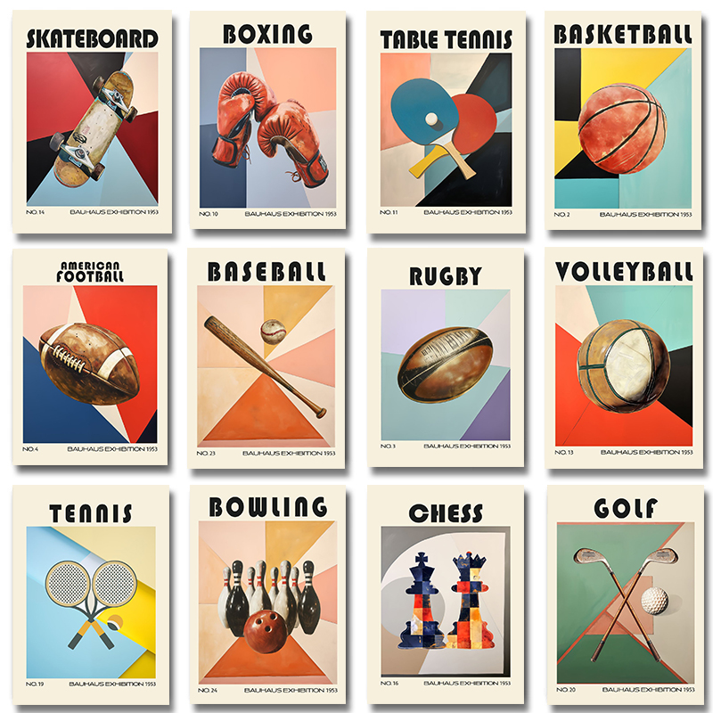 Table Tennis Live - Pôster em Tela Vintage de Golfe,