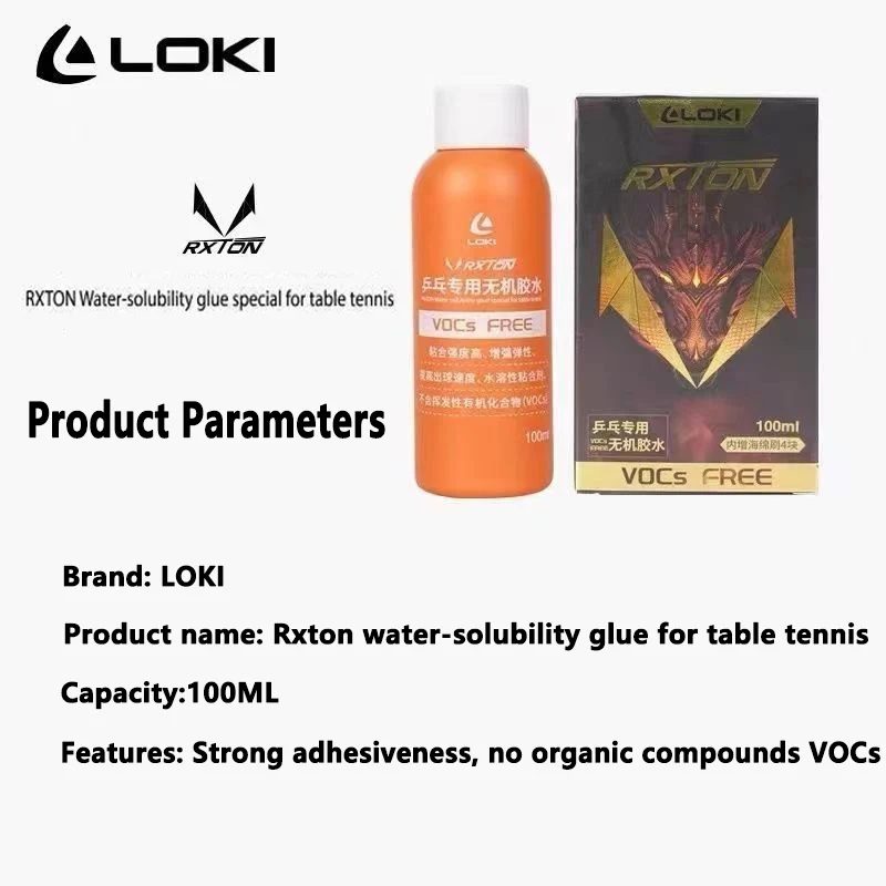 Cola à Base de Água LOKI 100ml - Table Tennis Paddle Set avaliação e preço