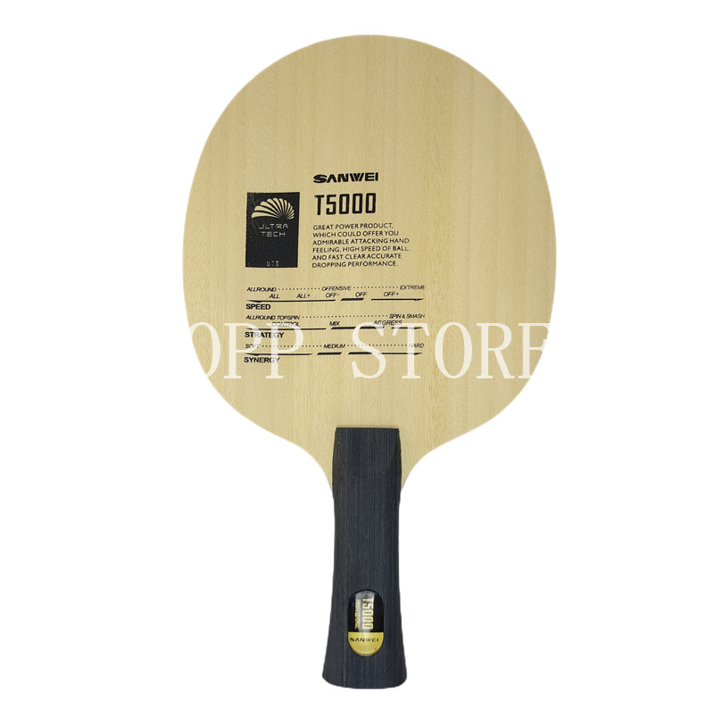 Lâmina de Tênis de Mesa SANWEI - Table Tennis Custom Bat avaliação e preço