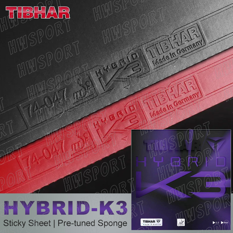Tibhar híbrido k3 borracha de  - Table Tennis Hybrid Rubbers avaliação e preço