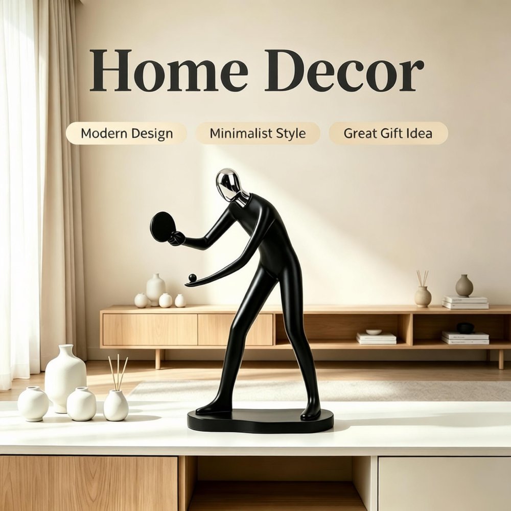 Decoração para Casa: Estatueta - Table Tennis Live avaliação e preço