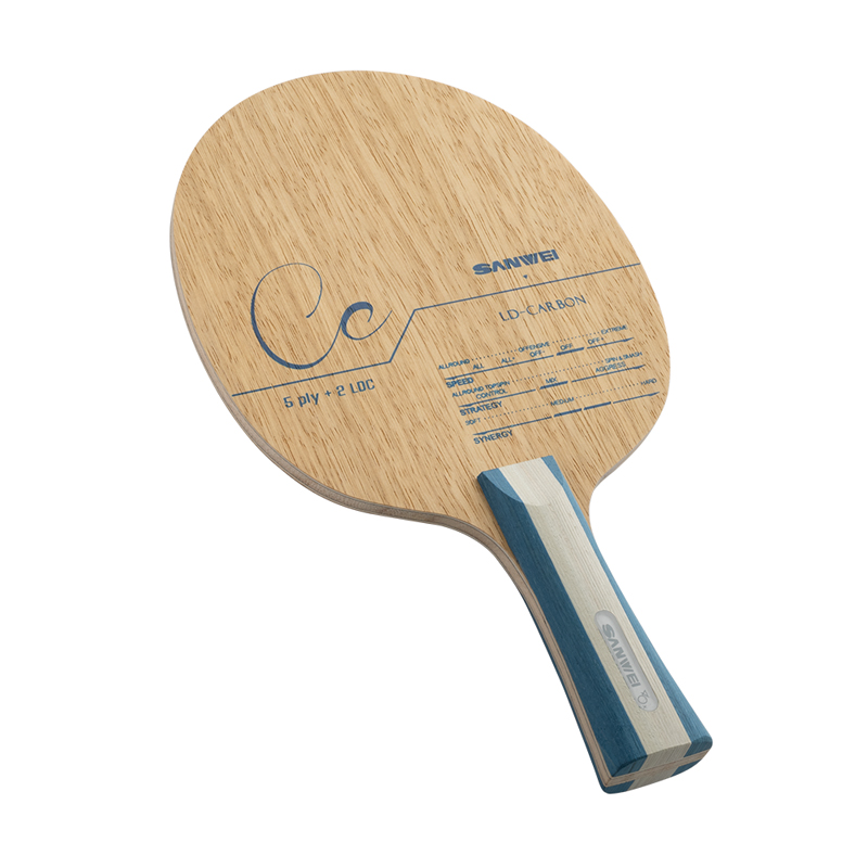 SANWEI CC CARBON Lâmina de tên - Table Tennis Custom Bat avaliação e preço