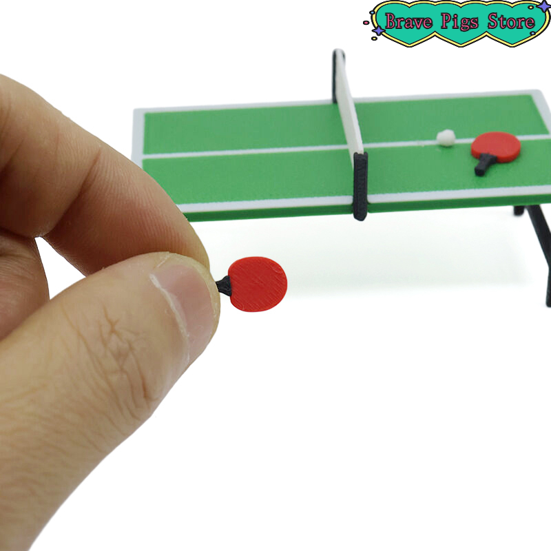 1:12 modelo de raquete de têni - Table Tennis Paddle Set avaliação e preço