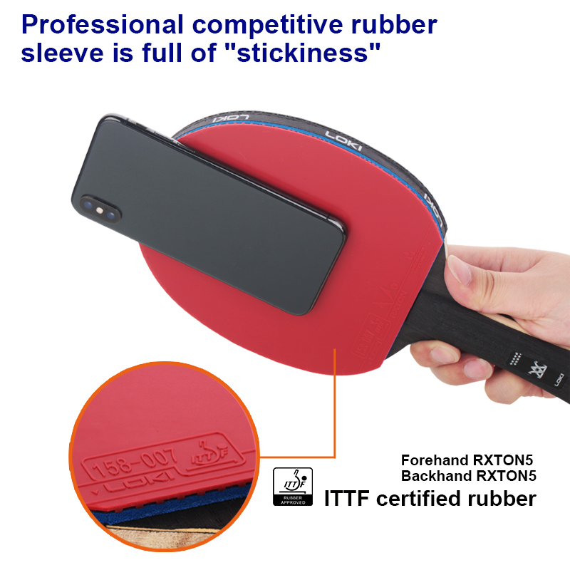Batons de tênis de mesa person - Table Tennis Custom Bat avaliação e preço