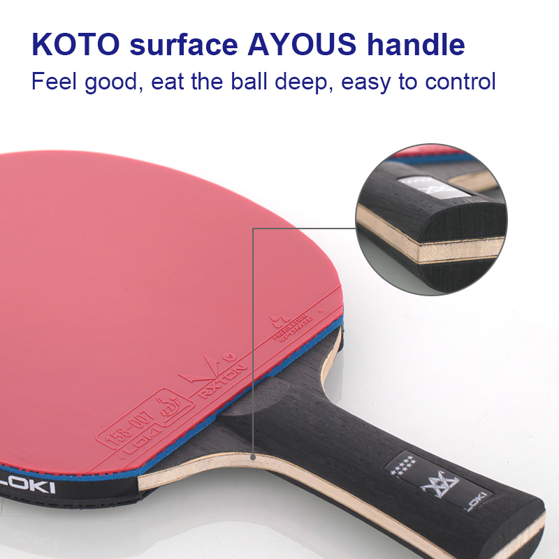 Batons de tênis de mesa person - Table Tennis Custom Bat avaliação e preço