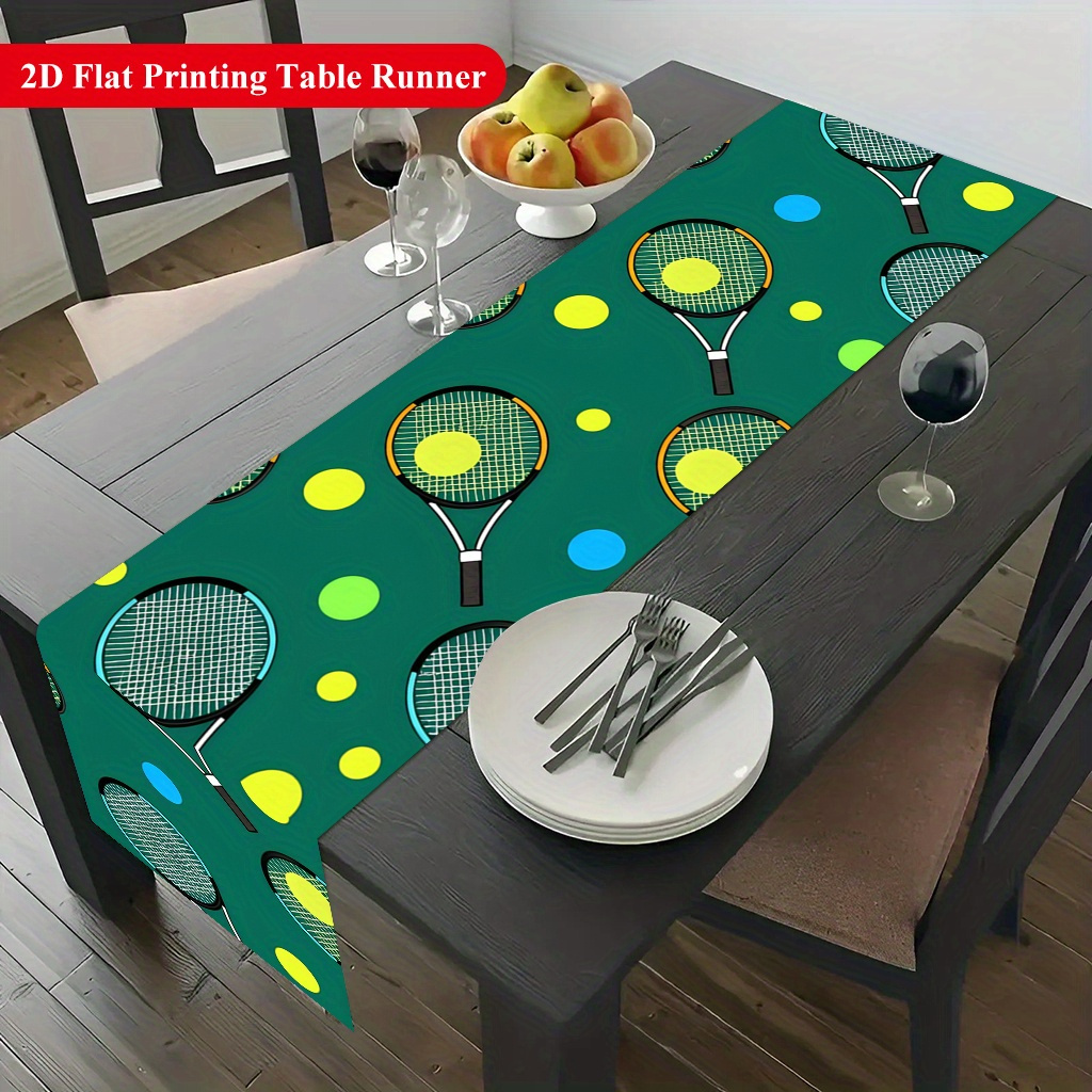 Caminho de mesa com estampa de - Table Tennis Live avaliação e preço