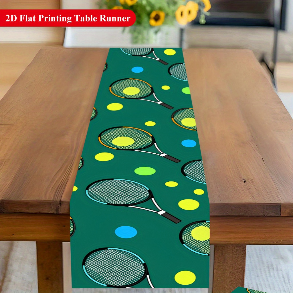 Caminho de mesa com estampa de - Table Tennis Live avaliação e preço